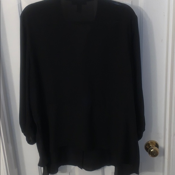 Black button up blouse - Picture 6 of 6